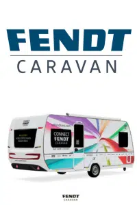 Fendt Caravan Logo Concept-Caravans live –work- connect