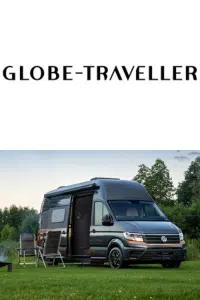 Globe-Traveller Logo mit Bild Falcon 2Z